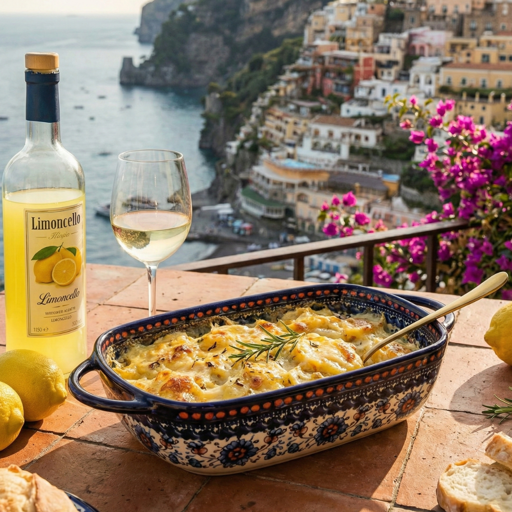 Piatto da Forno Marina Positano