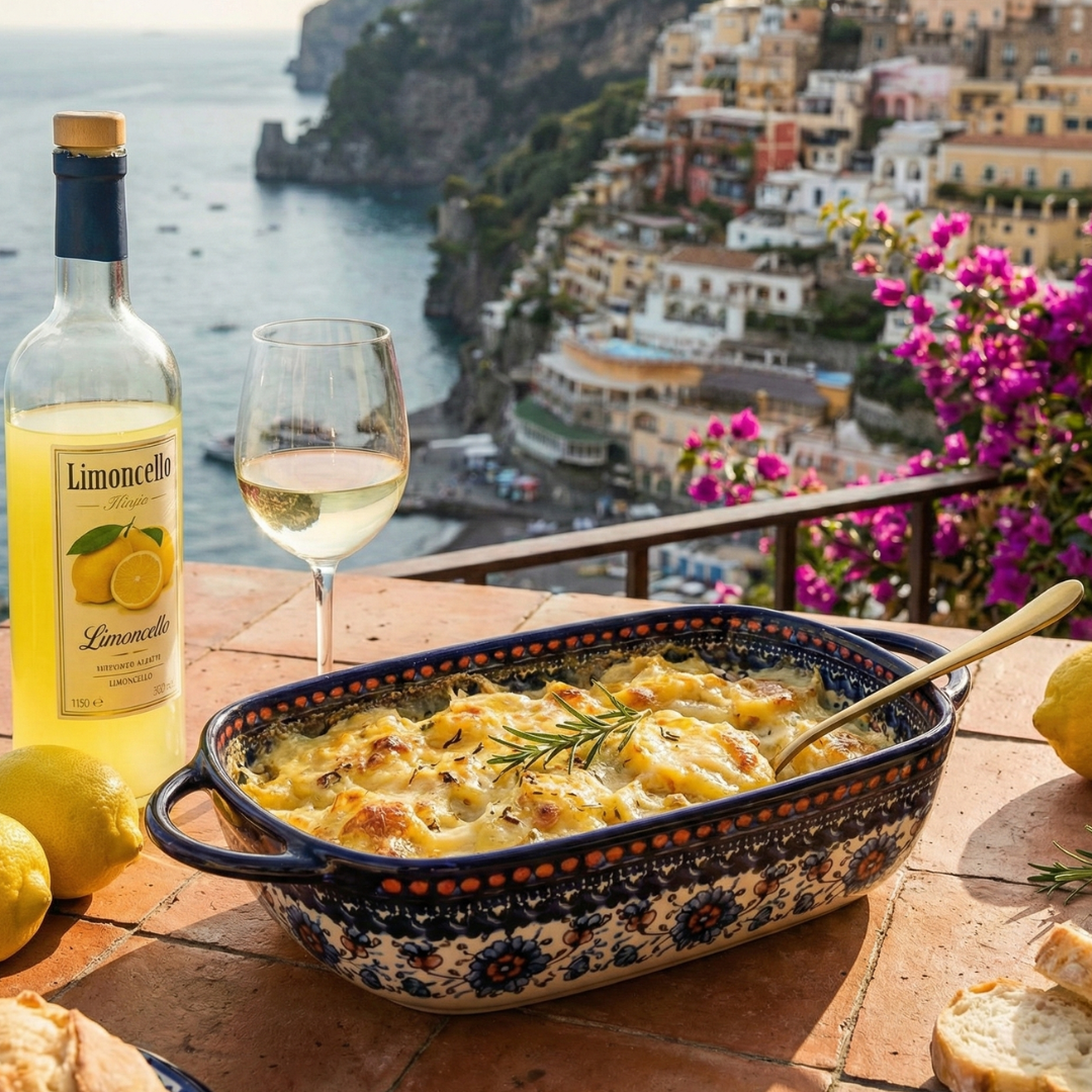 Piatto da Forno Marina Positano