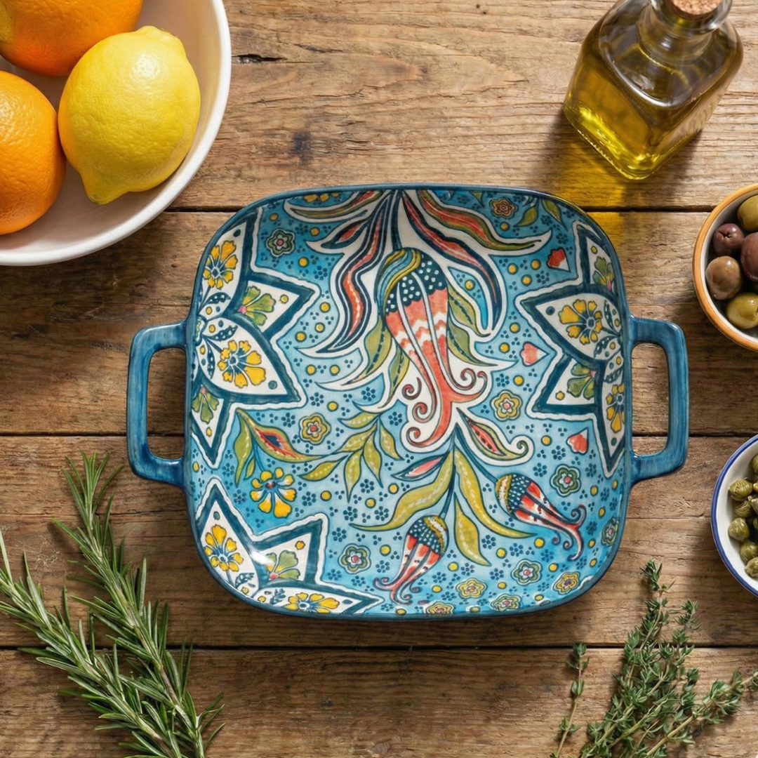 Piatto Positano Quadra Mediterranea