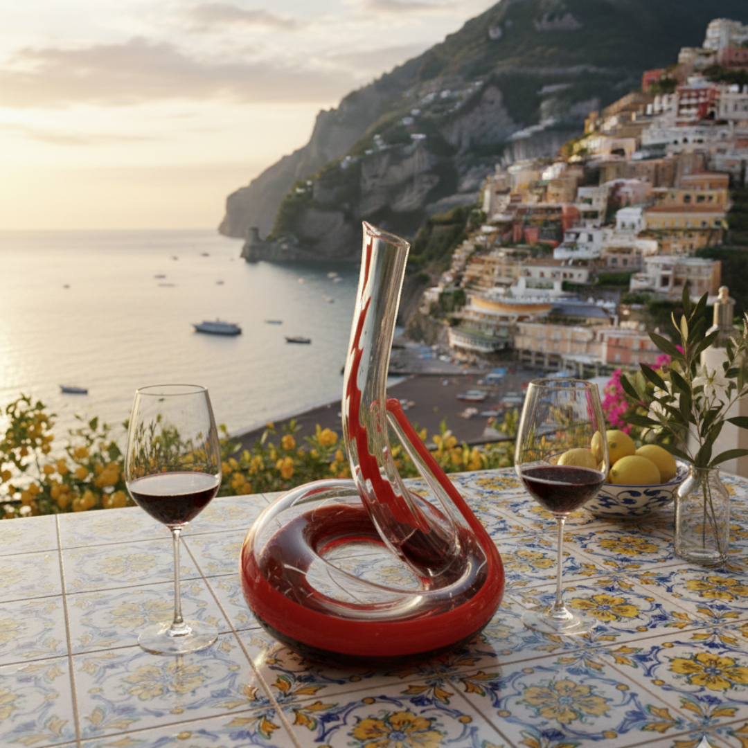 Decantador Serpente Veneziana – Cristallo Soffiato