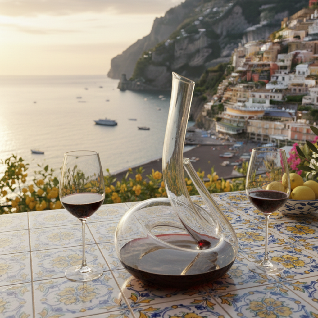 Decantador Serpente Veneziana – Cristallo Soffiato