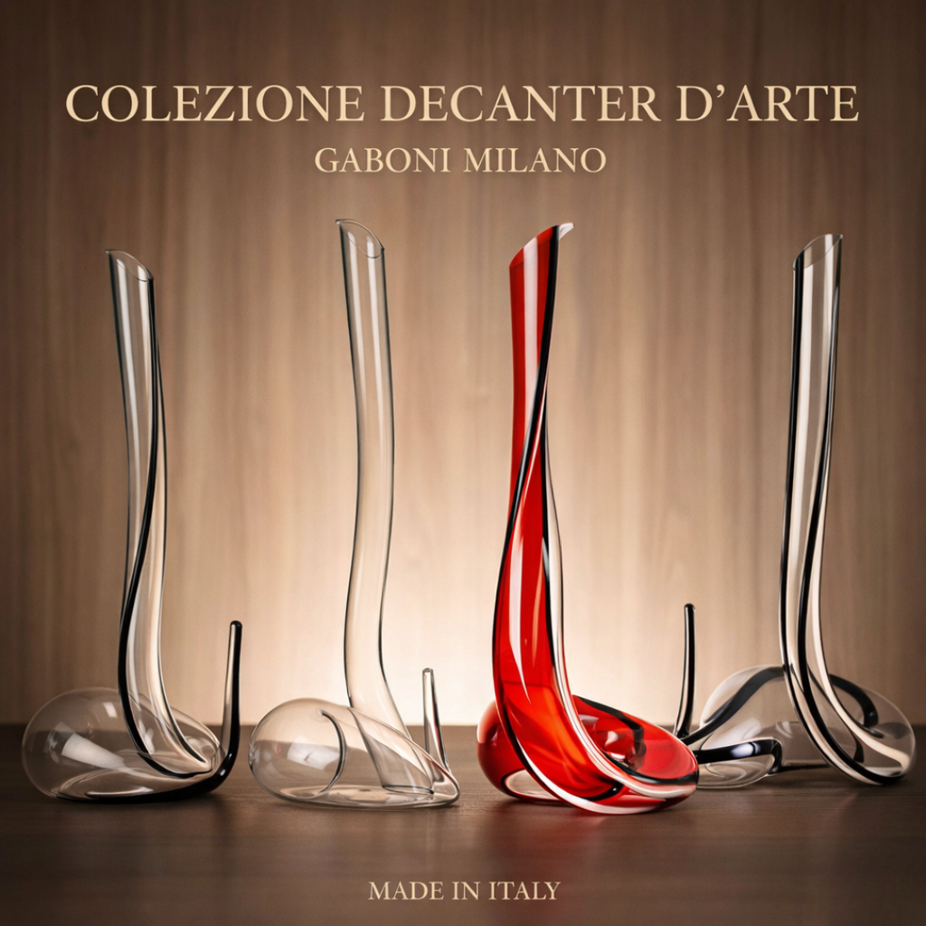 Colezione Decanter d’Arte Gaboni Milano