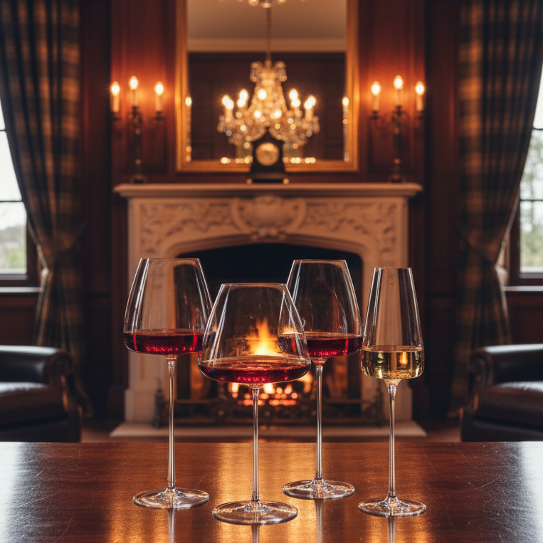 Collezione Fiorenza Taças de Cristal Fatto a Mano