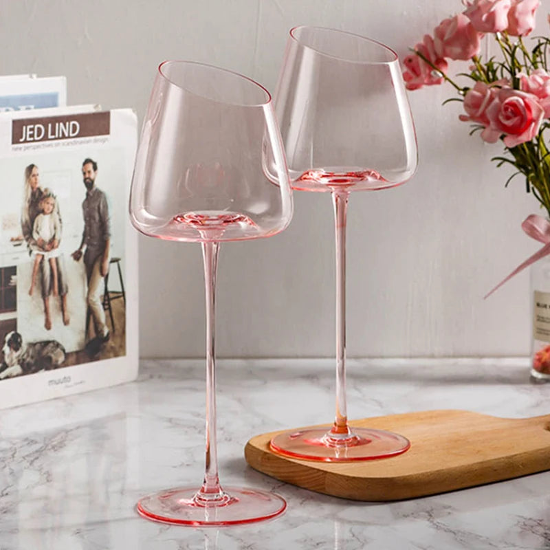 Collezione Flamingo Rosa – Calici Obliqui