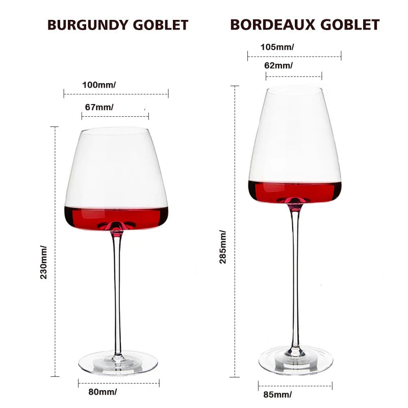 Collezione Fiorenza Taças de Cristal Fatto a Mano