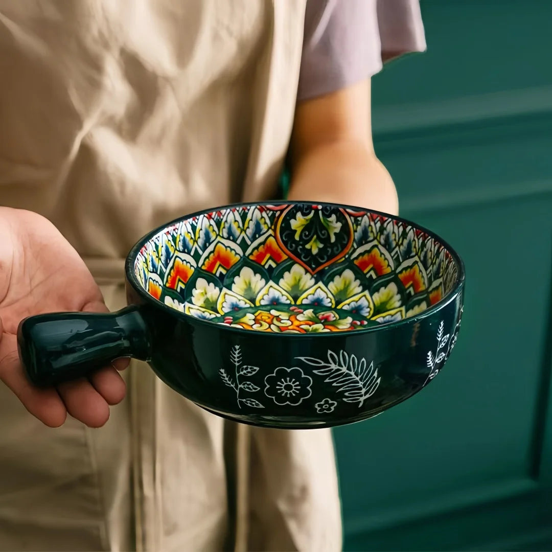 Scodella Positano Cerâmica Artística Mediterrânea Pintada à Mão