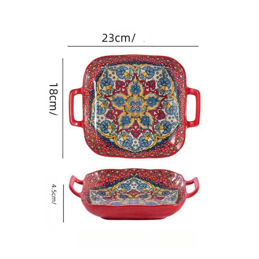 Piatto Positano Quadra Mediterranea