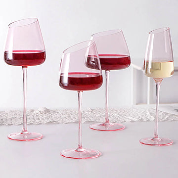 Collezione Flamingo Rosa – Calici Obliqui
