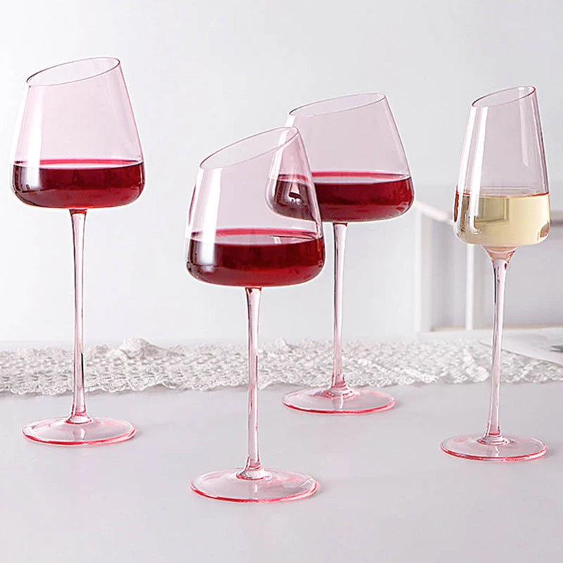 Collezione Flamingo Rosa – Calici Obliqui