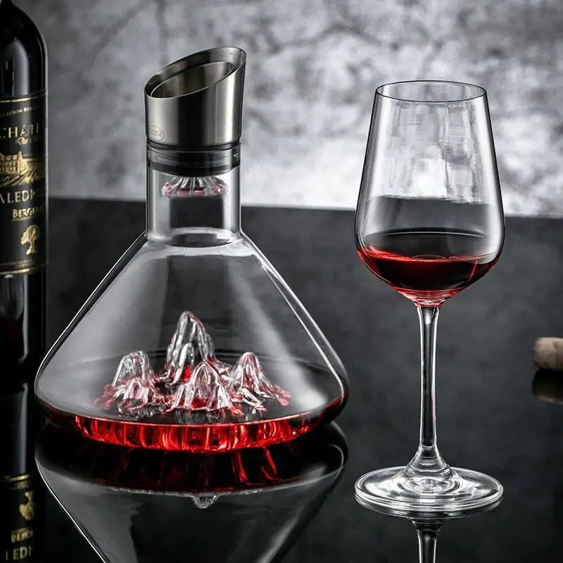 Decanter Cristal Iceberg – 1.5L Feito à Mão