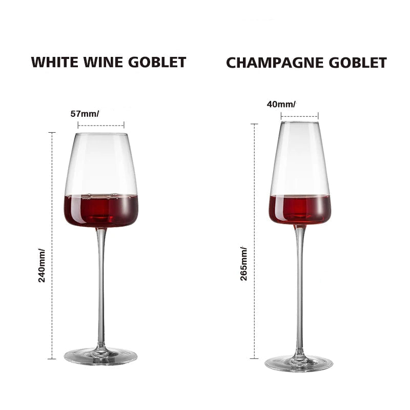 Collezione Fiorenza Taças de Cristal Fatto a Mano