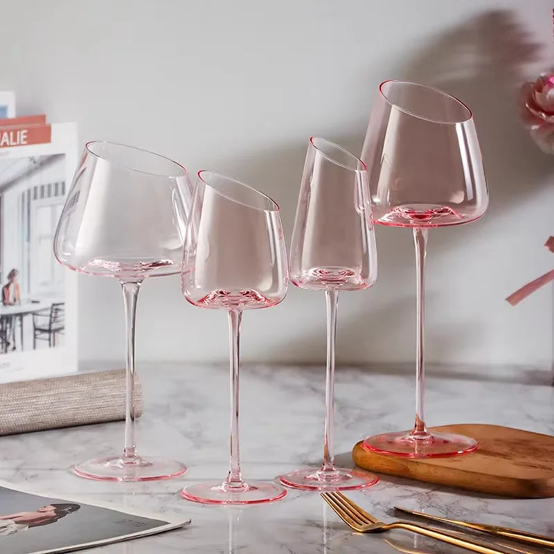 Collezione Flamingo Rosa – Calici Obliqui