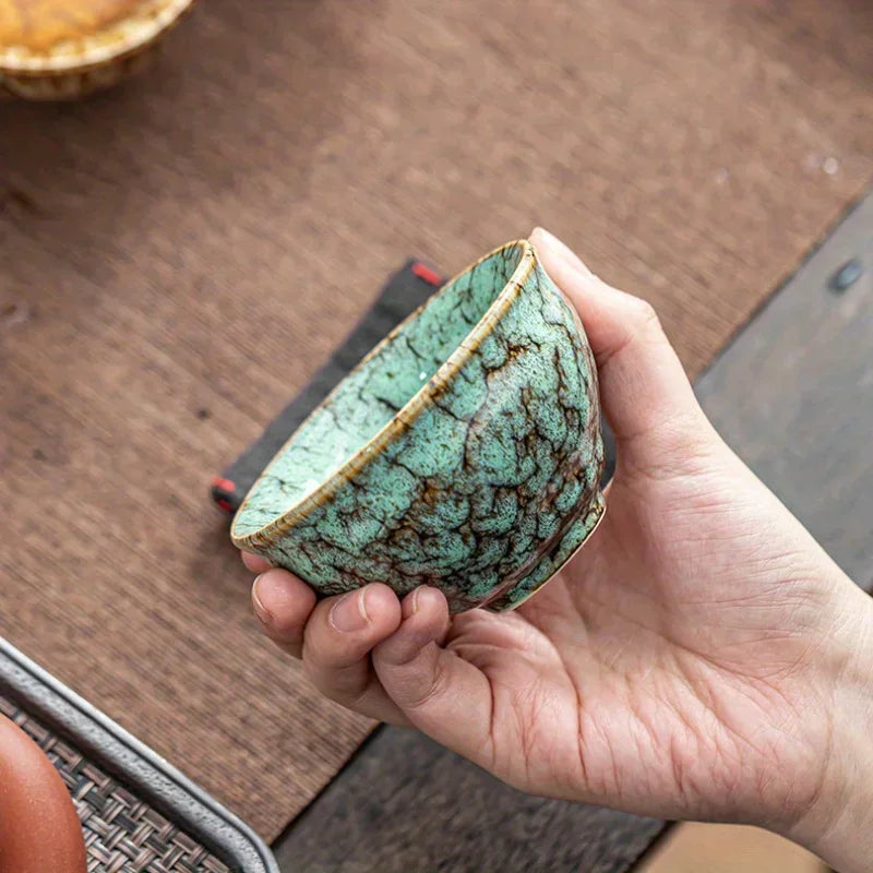 Conjunto Akira Wuxing – Taças de Chá Arte do Fogo