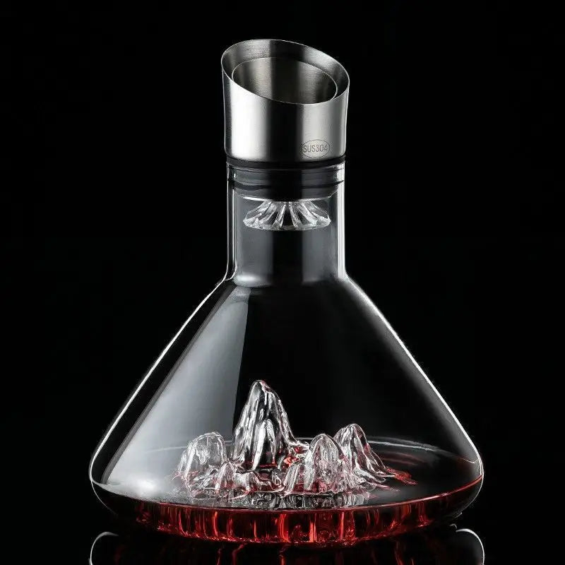 Decanter Cristal Iceberg – 1.5L Feito à Mão