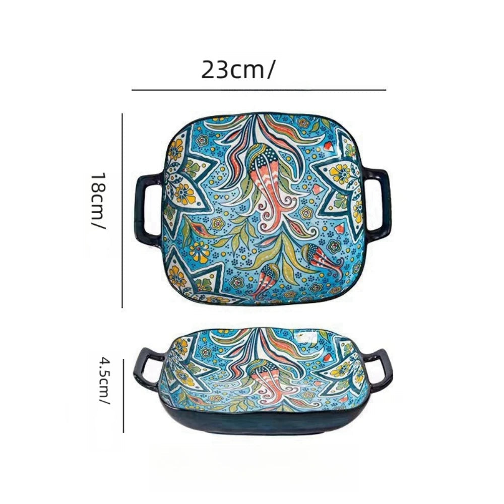 Piatto Positano Quadra Mediterranea