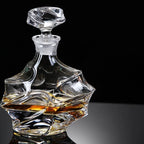 Decanter de Whiskey em Vidro Facetado