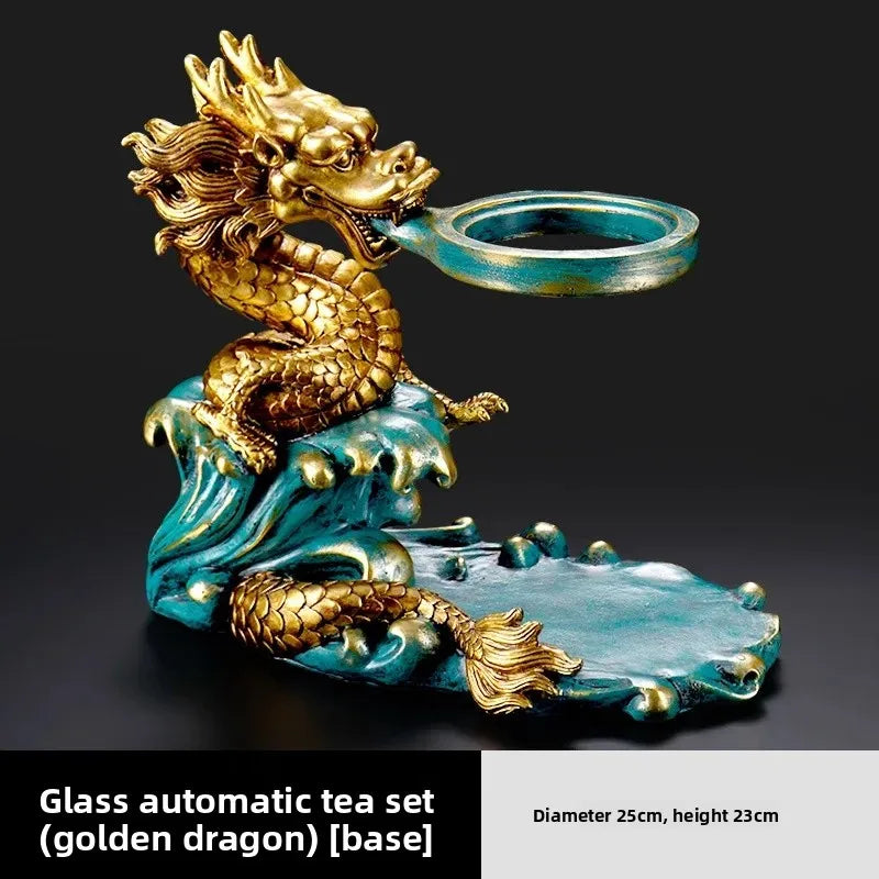 Conjunto de chá de vidro criativo absorção magnética gongfu xícaras de chá escritório casa visita conjunto uso escritório em casa kit de ferramentas de chá