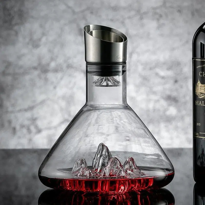 Decanter Cristal Iceberg – 1.5L Feito à Mão