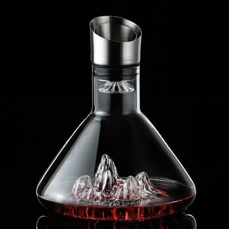 Decanter Cristal Iceberg – 1.5L Feito à Mão