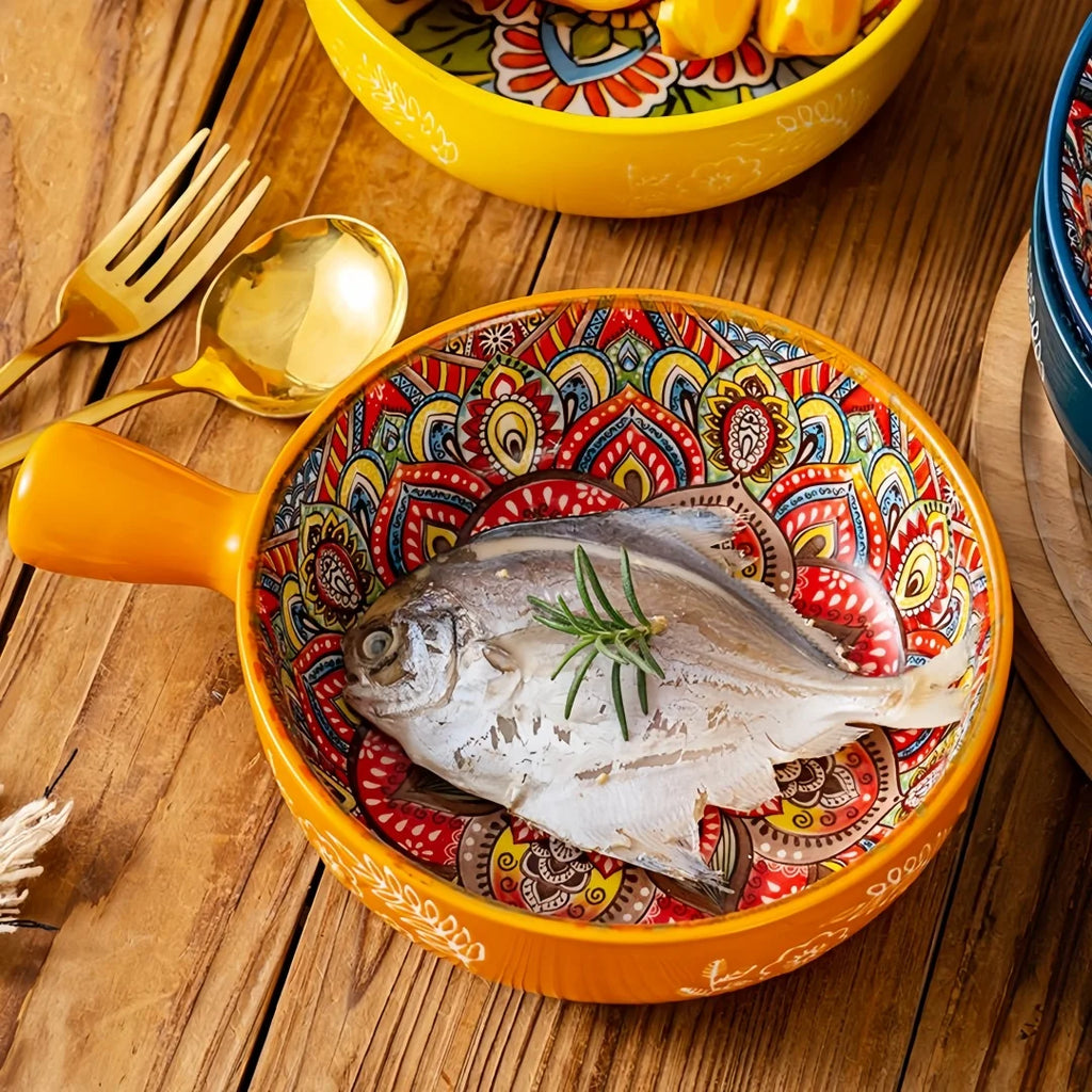 Scodella Positano Cerâmica Artística Mediterrânea Pintada à Mão