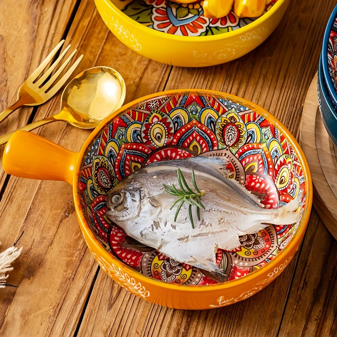 Scodella Positano Cerâmica Artística Mediterrânea Pintada à Mão