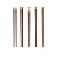 Hashi Legno Oro – Set Artigianale 5 Pares