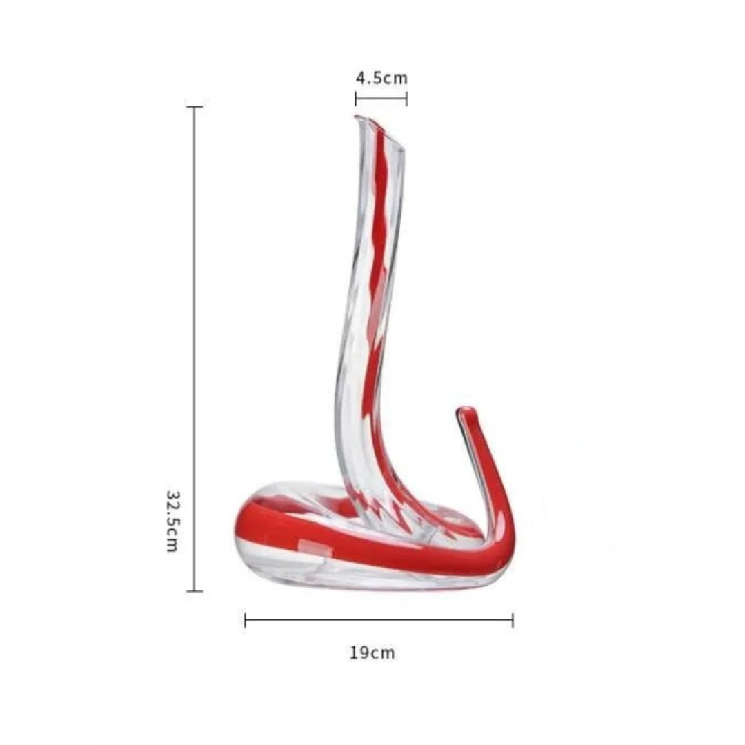 Decantador Serpente Veneziana – Cristallo Soffiato